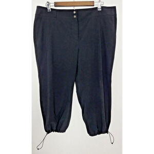 ANNIKA‎ Cutter & Buck Black Capri Pants US Size 14 EUR 44